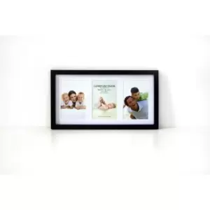 Picture Photo Frame with 3 Photos Black - TJ Hughes