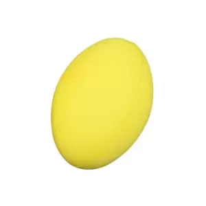 Image of Uncoated Foam Rugby Ball Yellow