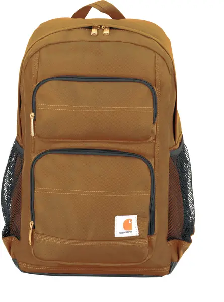 image of Carhartt 27L Single-Compartment Backpack, brown