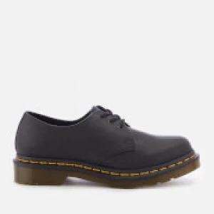 Image of Dr. Martens Womens 1461 W Virginia Leather 3-Eye Shoes - Black - UK 4