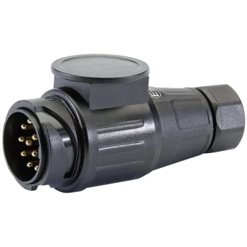 Image of DRAPER 99659 - 13-Pin Euro 12V Twin Inlet Towing Plug