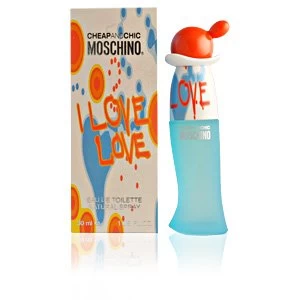 image of Moschino Cheap & Chic I Love Love Eau de Toilette For Her 30ml