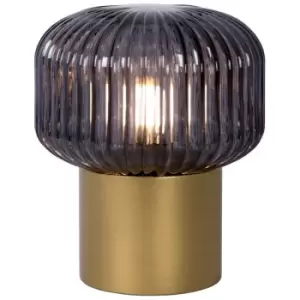 image of Lucide jany - Table Lamp - Ø16cm - 1xE14 - Matt Gold, Brass