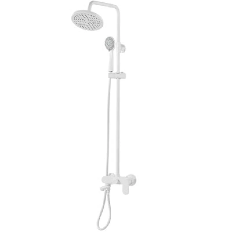 Image of Beliani Mixer Shower Set In White Gurara