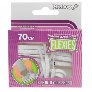 Image of Mr Lacy Flexies Elastic Laces - White