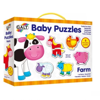 Image of Galt Toys - New Baby Puzzles Farm
