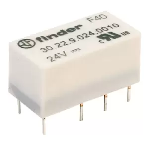 Image of Finder 30.22.9.024.0010 24V Relay DPDT DC BT47W/7