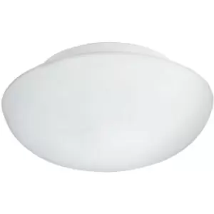 image of Netlighting Ella 2 Light Large Modern Flush Wall/Ceiling Light White and Opal Gl