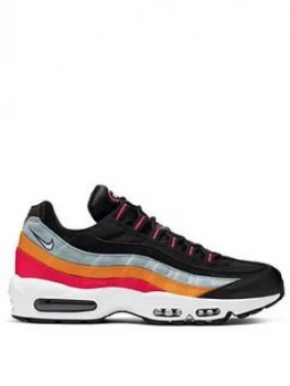 Image of Nike Air Max 95 Essential - Black/Blue/Red, Black/Blue/Red, Size 6, Men