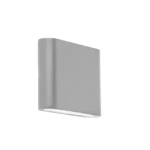 Image of Grey LED Stratford Outdoor Wall Light - Searchlight