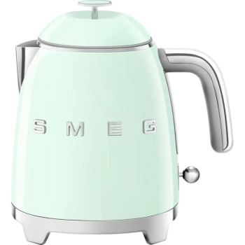 image of SMEG 50's Retro KLF05PGUK Mini Kettle - Pastel Green