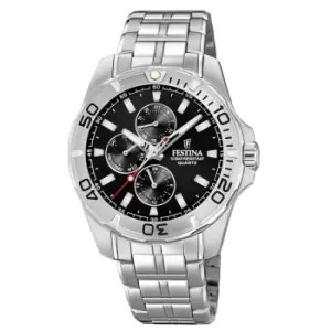 Image of Festina F20445/3 Mens Black Dial Multi-Function Wristwatch