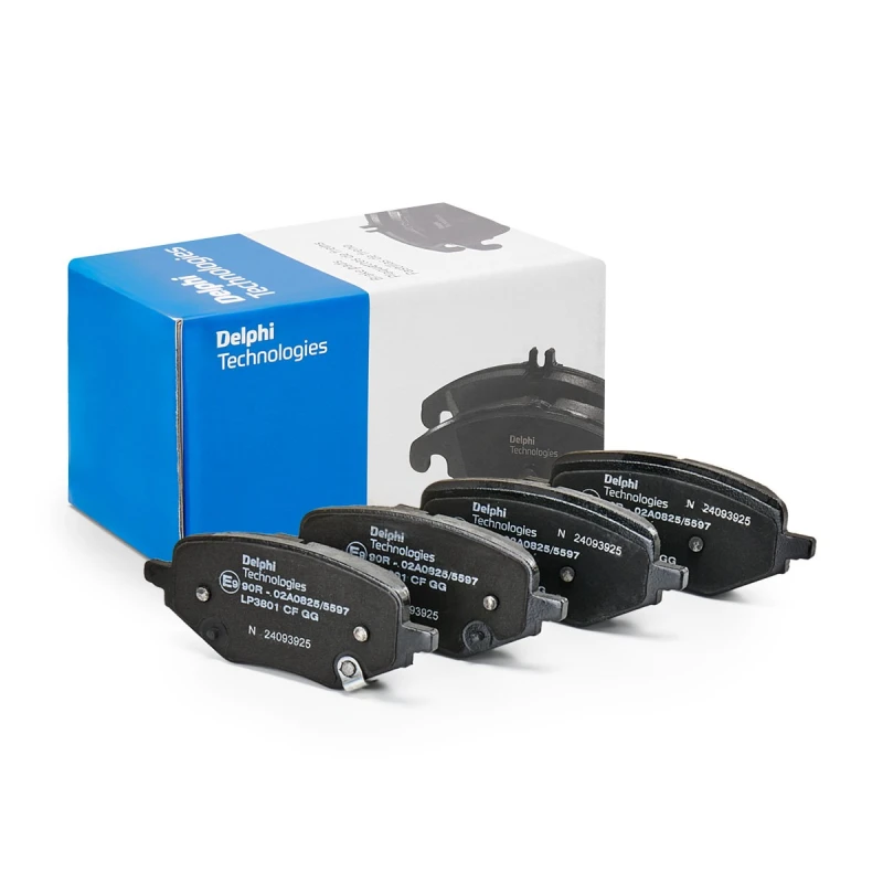 Image of DELPHI Brake pad set DELPHI LP3801