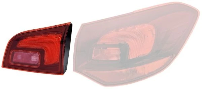 Image of HELLA 9EL 354 998-011 Rear light Inner Section, without bulb holder, Left, W5W, without bulbs Combination Rearlight (391)