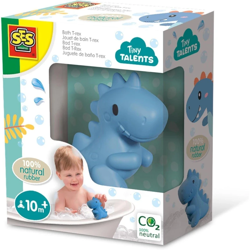 Image of SES Creative Bath T-rex - 100% natural rubber Multi unisex One Size