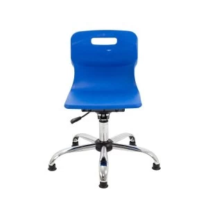 image of TC Office Titan Swivel Junior Chair with Glides, Blue