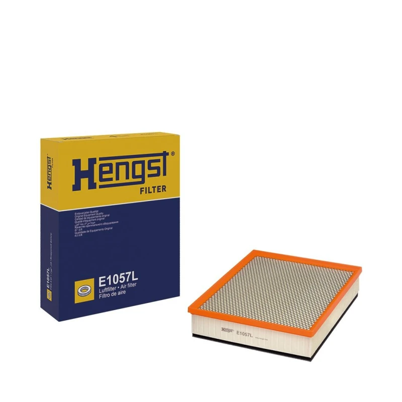 Image of HENGST FILTER E1057L Air filter Filter Insert Air Filter (8)