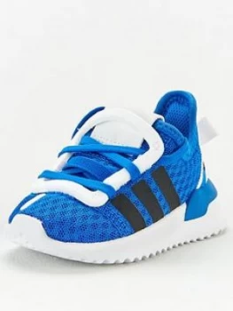 Image of Adidas Originals U_Path Run El Infant Trainer - Blue
