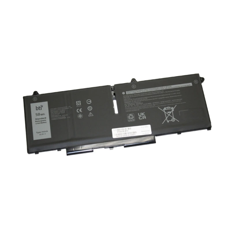 Image of BTI BTI 8P81K compatible 58Wh 4-cell battery for Dell Latitude 5330 5430 5530 7330 7430 7530 Precision 3750 8P81K-BTI