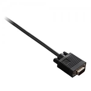 Image of V7 Black Video Cable VGA Male to VGA Male 2m 6.6ft