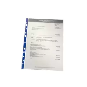 image of Quality Pocket A4, Glass Clear, 0.08MM Polypropylene (Pack 25) - Outer Carton of 4