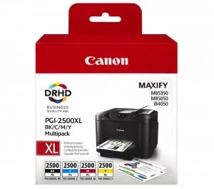 Image of Canon PGI2500XL Black and Tri Colour Ink Cartridge