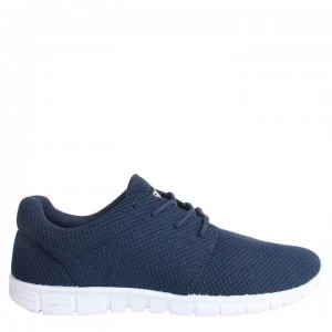 Image of Fabric Mercy Run Trainers - Navy