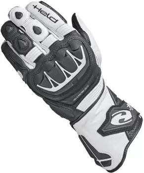 Image of Held Evo-Thrux II Motorcycle Gloves, black-white, Size 2XL, black-white, Size 2XL