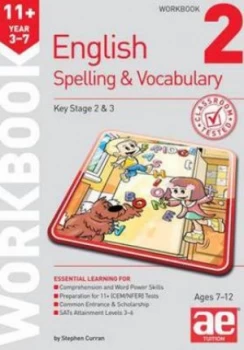 Image of 11+ Spelling and Vocabulary Workbook 2 by Stephen C Curran Paperback