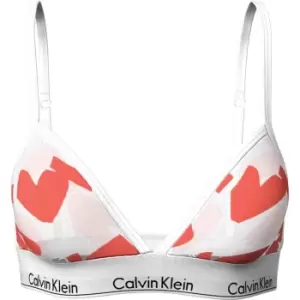 Image of CALVIN KLEIN Modern Cotton Triangle Bra - Red