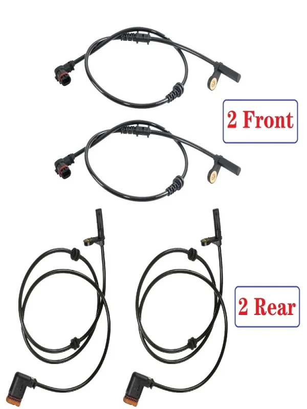 Image of 2 or 4 Pieces Abs Wheel Speed Sensor for Mercedes-Benz C250 C300 OE# 2045400117, A2045400117, 2045400317, A2045400317