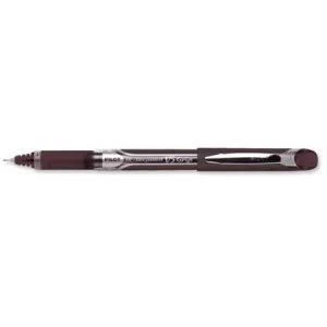 Image of Pilot V5 Rollerball Pen Rubber Grip Needle Point 0.5mm Tip 0.3mm Line Black Pack of 12 Pens