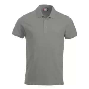 Image of Clique Mens Classic Lincoln Polo Shirt (L) (Silver)