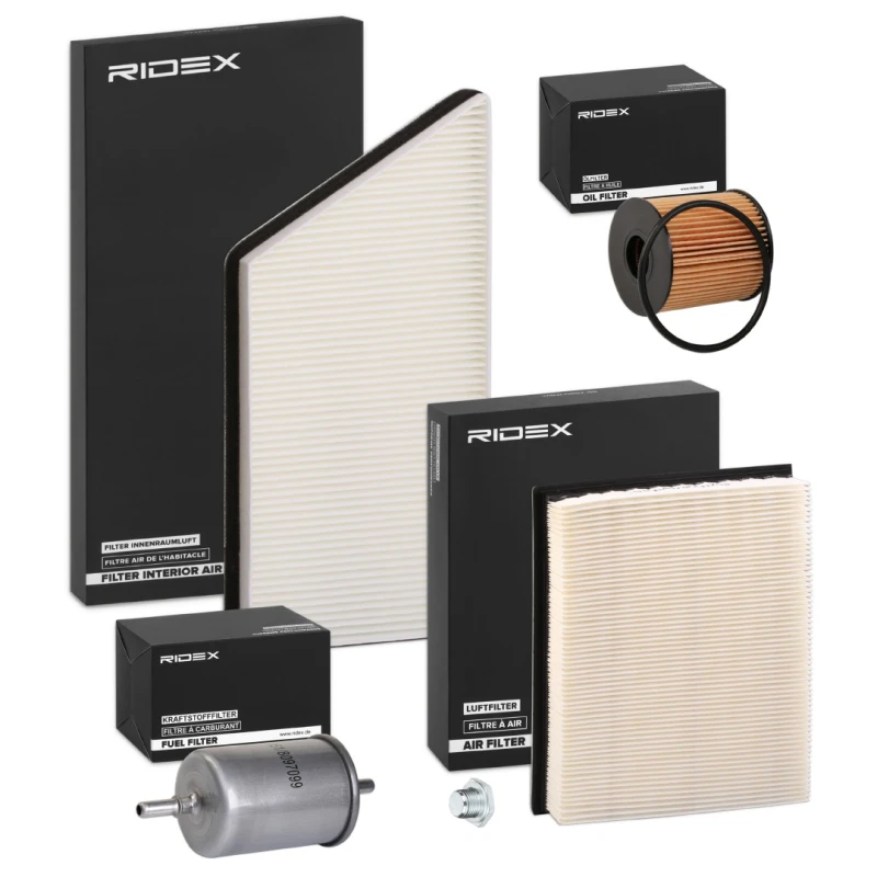 Image of RIDEX 4055F0861 Filter Set with air filter Filter Set (4055)