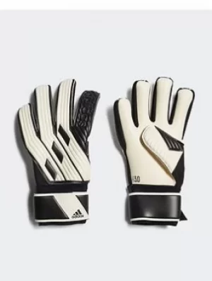 Image of adidas Tiro League Goalkeeper Gloves, White/Black, Size 10.5, Men