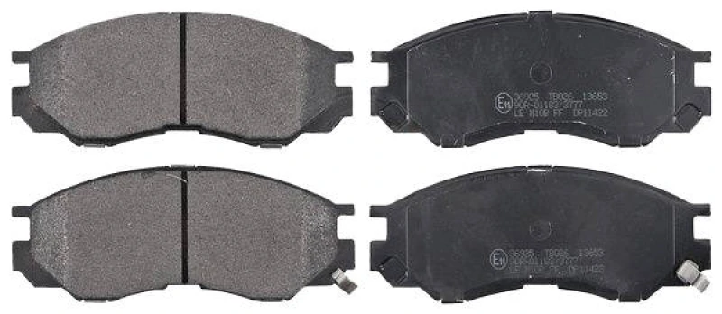 Image of A.B.S. 36925 Brake pad set with acoustic wear warning Brake Pad Set,disc brake (402)