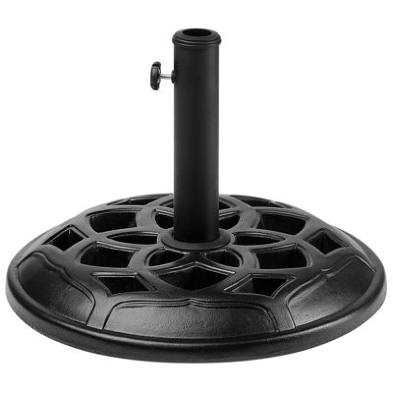 Image of Beliani Parasol Base Ceto Black Round 23 Kg