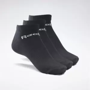 Image of Reebok Low Sock 3pk 99 - Black