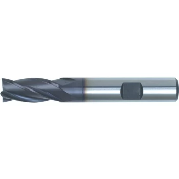 Image of SwissTech 5.00MM HSS-Co 8% Weldon Shank Multi Flute End Mills - TiAlN Coated