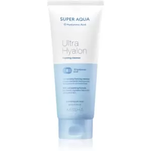 image of Missha Super Aqua 10 Hyaluronic Acid Hydrating Cleansing Foam 200ml