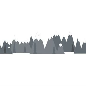 Image of Fine Decor Wall Pops Mountain Range Wall Art Kit