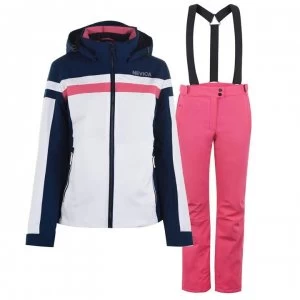 image of Nevica Nancy Ski Suit Ladies - Blue/Pink