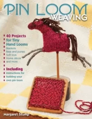 Image of Pin loom weaving by Margaret Stump