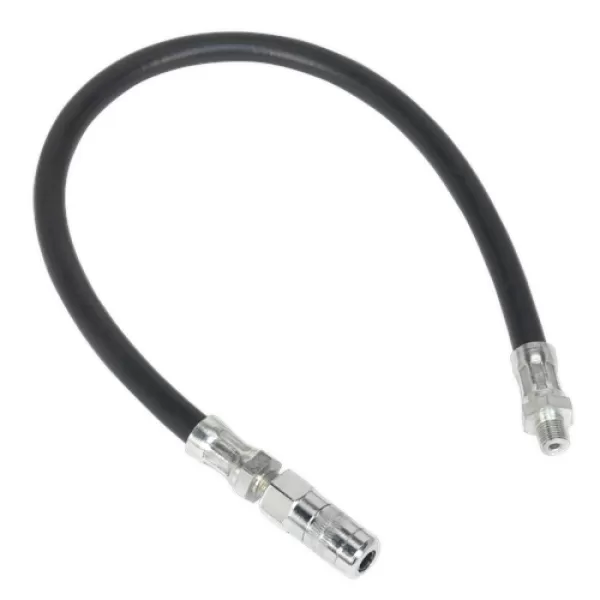 image of Sealey GGHE450 Rubber Delivery Hose 4-Jaw Connector Flexible 450mm 1/8BSP Gas