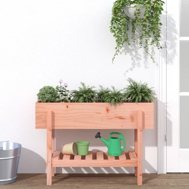 Image of vidaXL Garden Raised Bed 101x30x69cm Solid Wood Douglas, Brown 825245