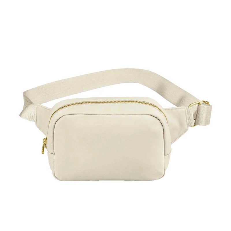 Image of Bagbase Mens Sundae Crossbody Bag in Cream Cream Male