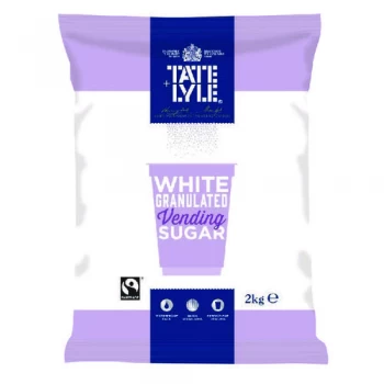 image of Tate Lyle White Vending Sugar 2KG Pack of 6 A00696PACK