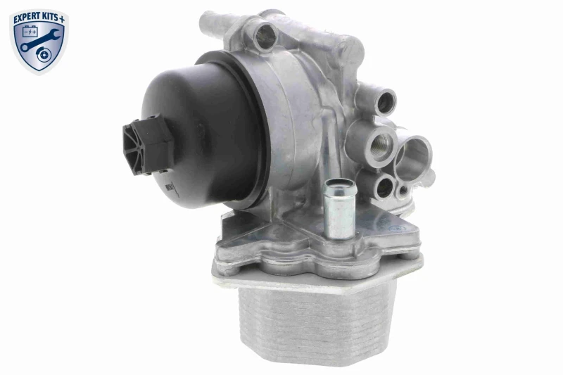 Image of VEMO V22-60-0017 Oil Cooler without gasket/seal, without pressure switch, EXPERT KITS + Oil Cooler,engine oil (469)