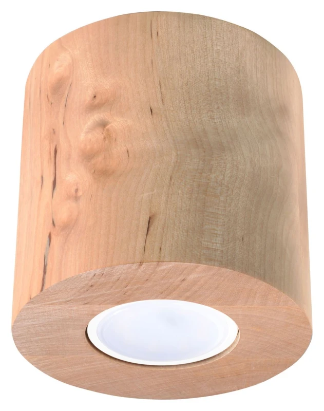 Image of Sollux Lighting Modern Ceiling Lamp 10x10x10cm 1xLight Brown
