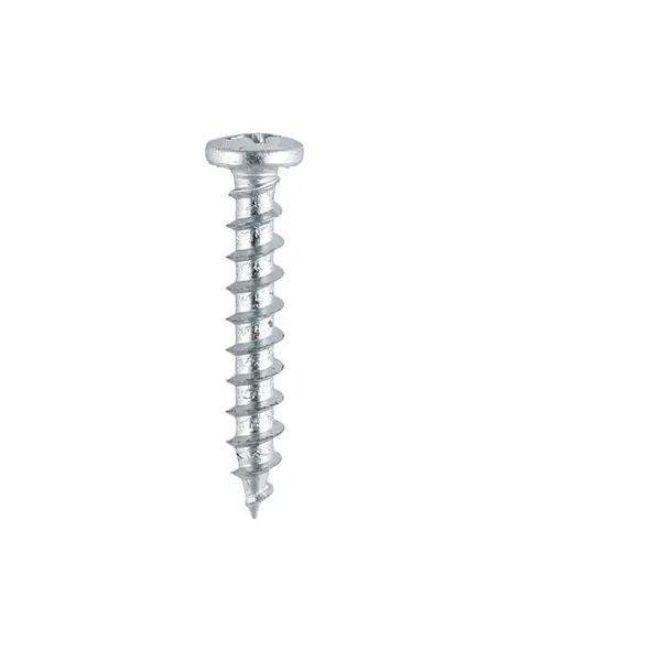 image of Pvc Window Screws Shallow Pan BZP 215Z Diameter: 4.8mm